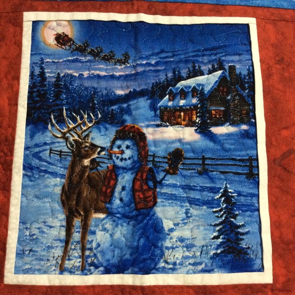 6 NWOT Beautifully handmade Xmas themed placemats - Picture 3 of 11